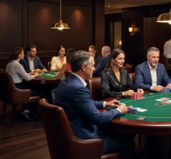 Profesjonalne stoły pokerowe w strefie Poker Lounge Code Poet, Mateusz Burzyński